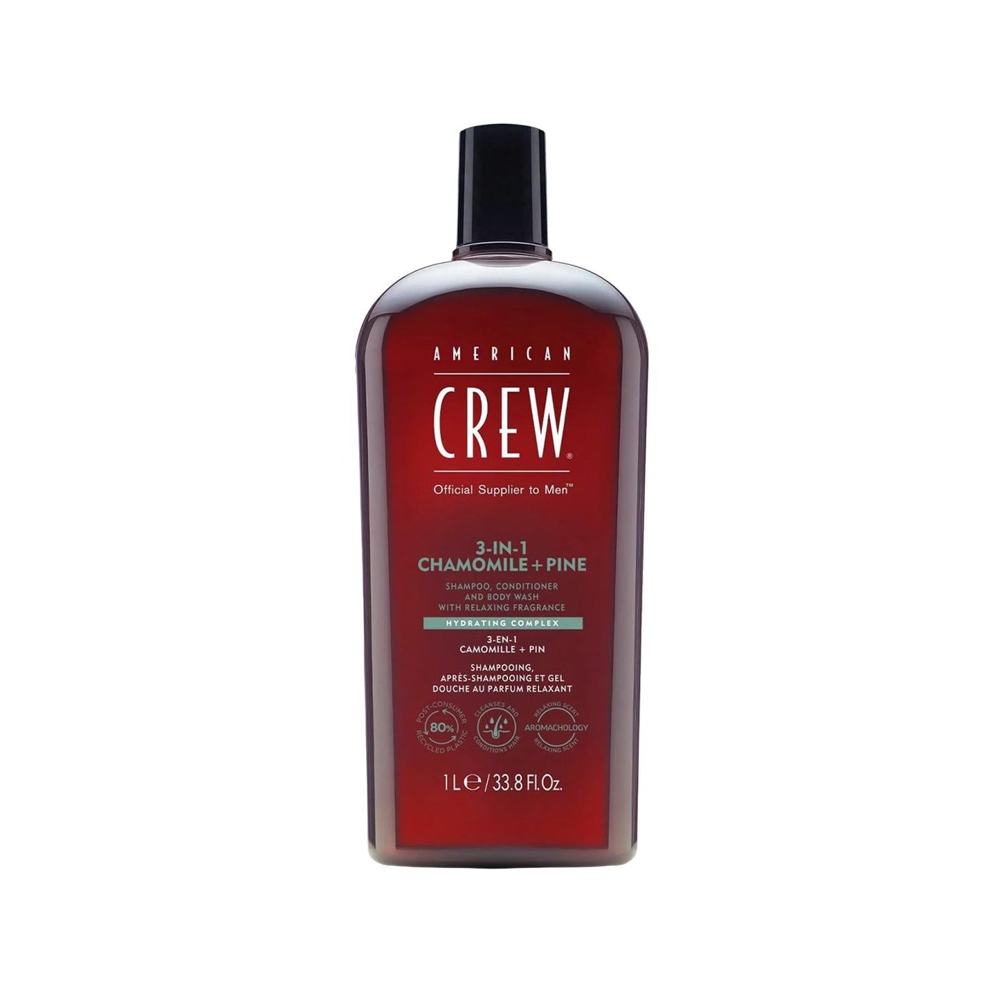 American Crew 3-in-1 Chamomile & Pine Relaxing Shampoo 1000 ml