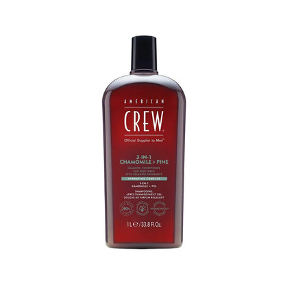 American Crew 3-in-1 Chamomile & Pine Relaxing Shampoo 1000 ml