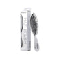 Fenda Professional 4-Pin Narrow Hair Brush Chrome Silver