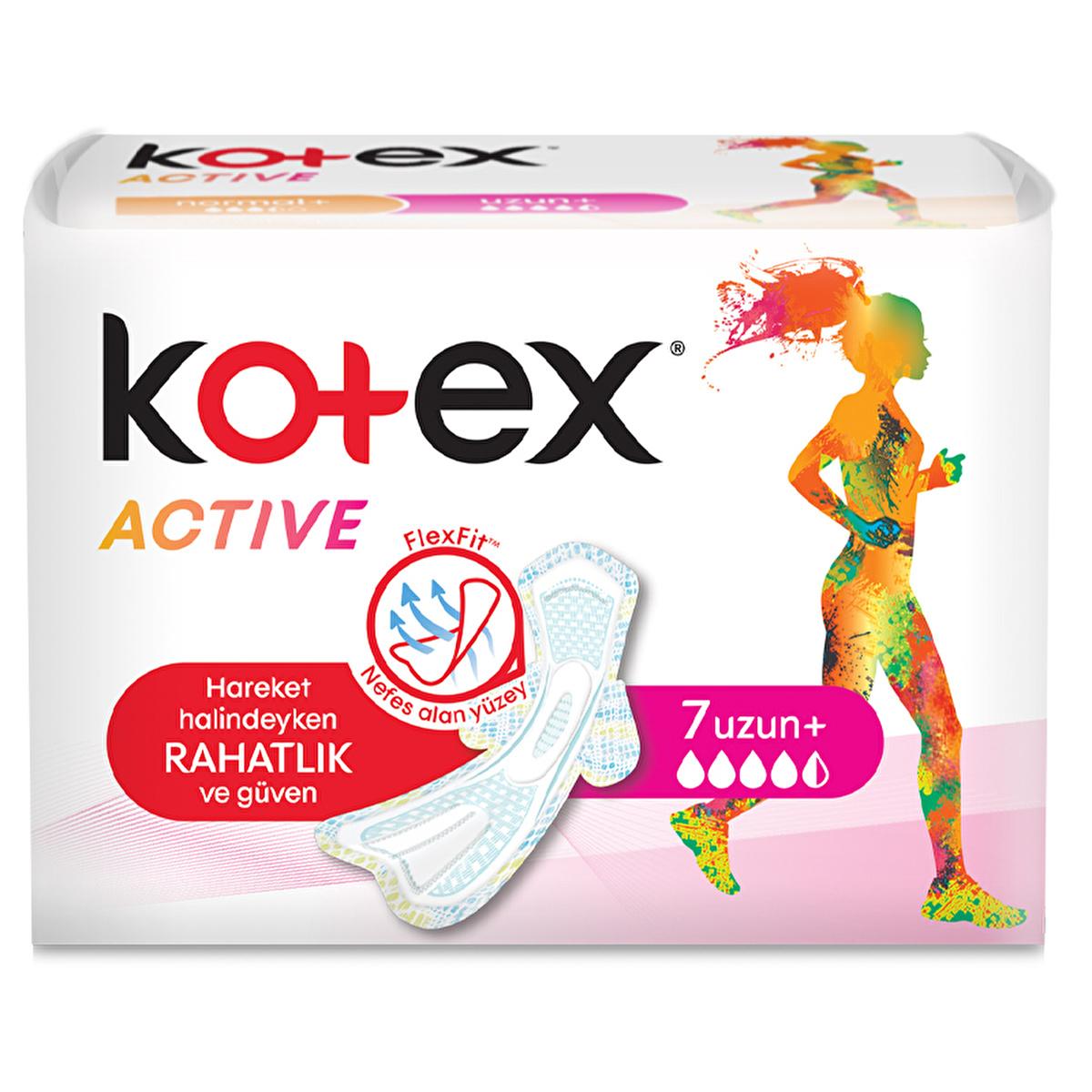 Kotex Active Ultra Sanitary Pads - Ultra Absorbent, Flexible, Breathable Menstrual Hygiene Products for Women on-the-go
