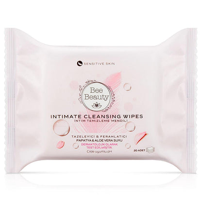 Bee Beauty Intimate Cleansing Wipes for Freshness 20 Count