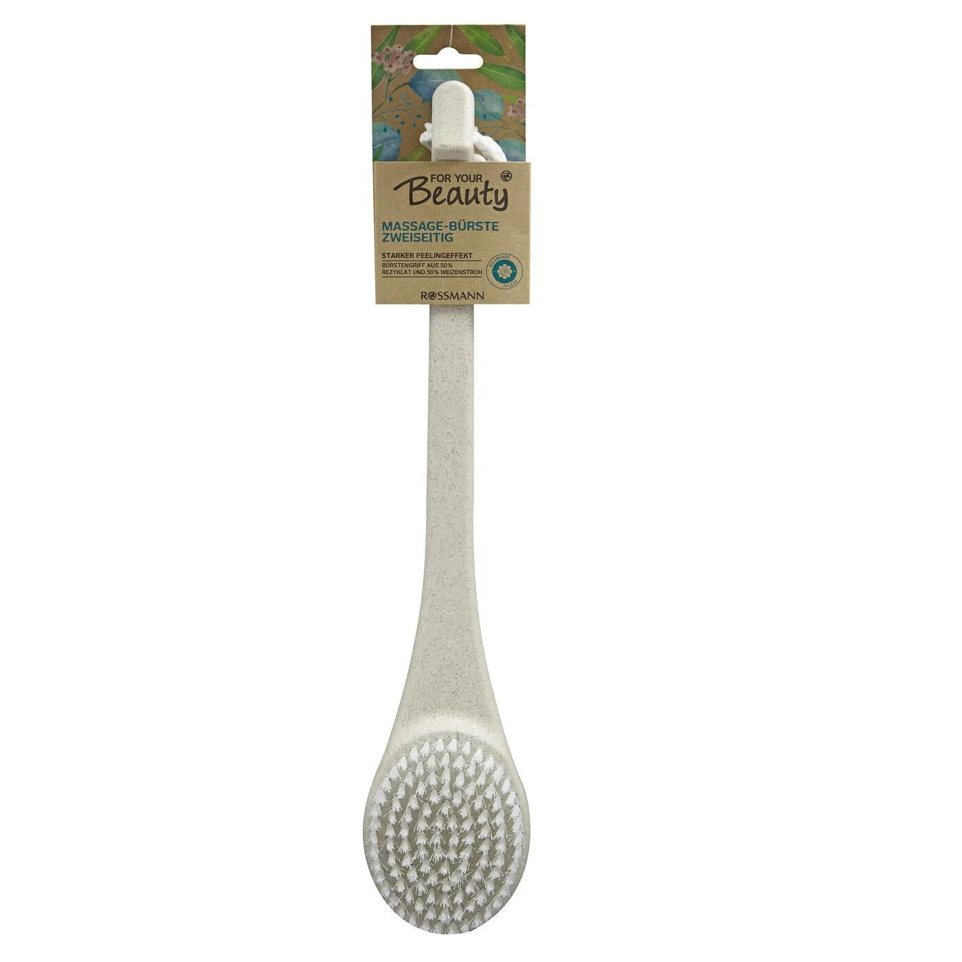 For Your Beauty Wellness Bath Brush with Wheat Straw Handle