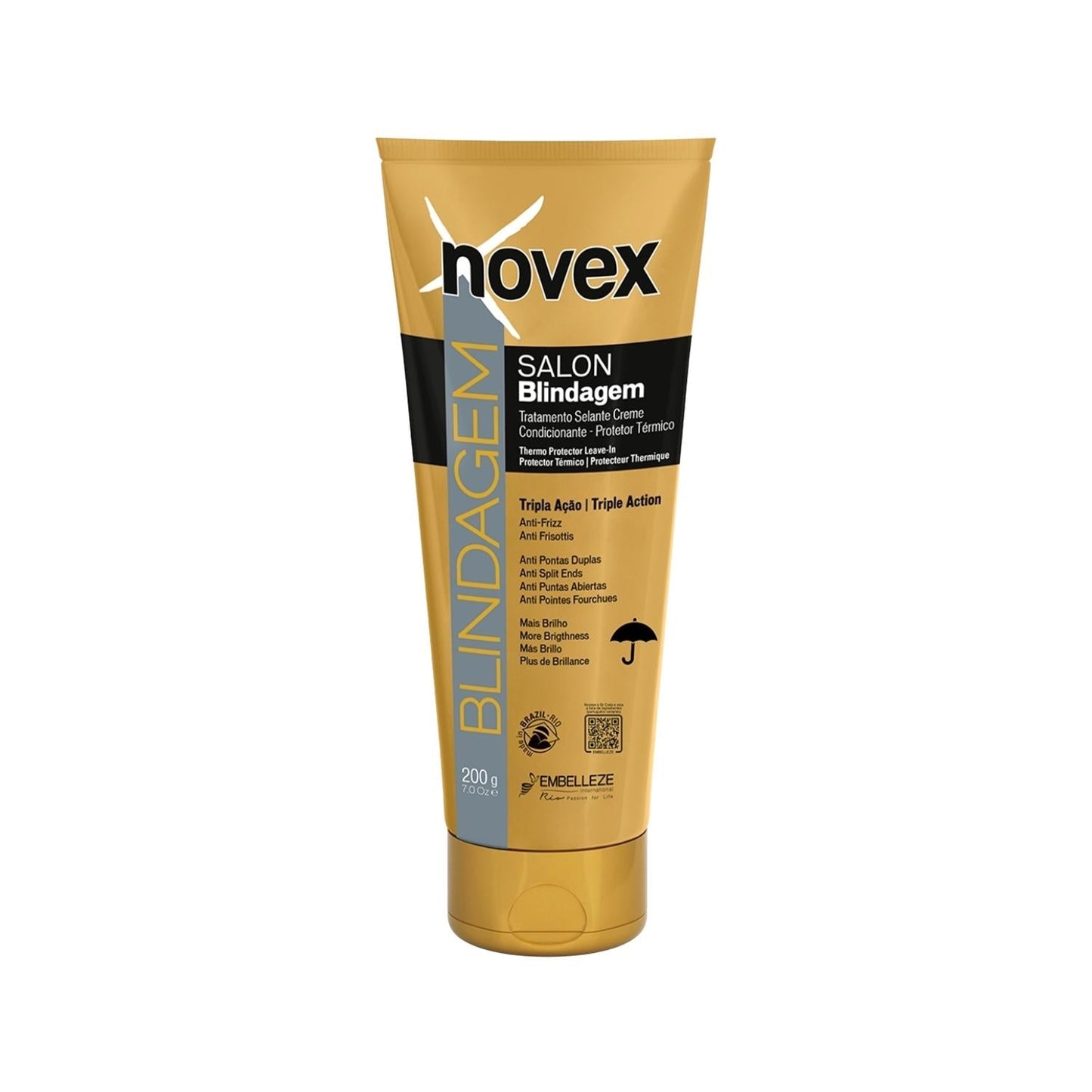 Novex Blindagem Heat Protectant Leave-In Cream 200g