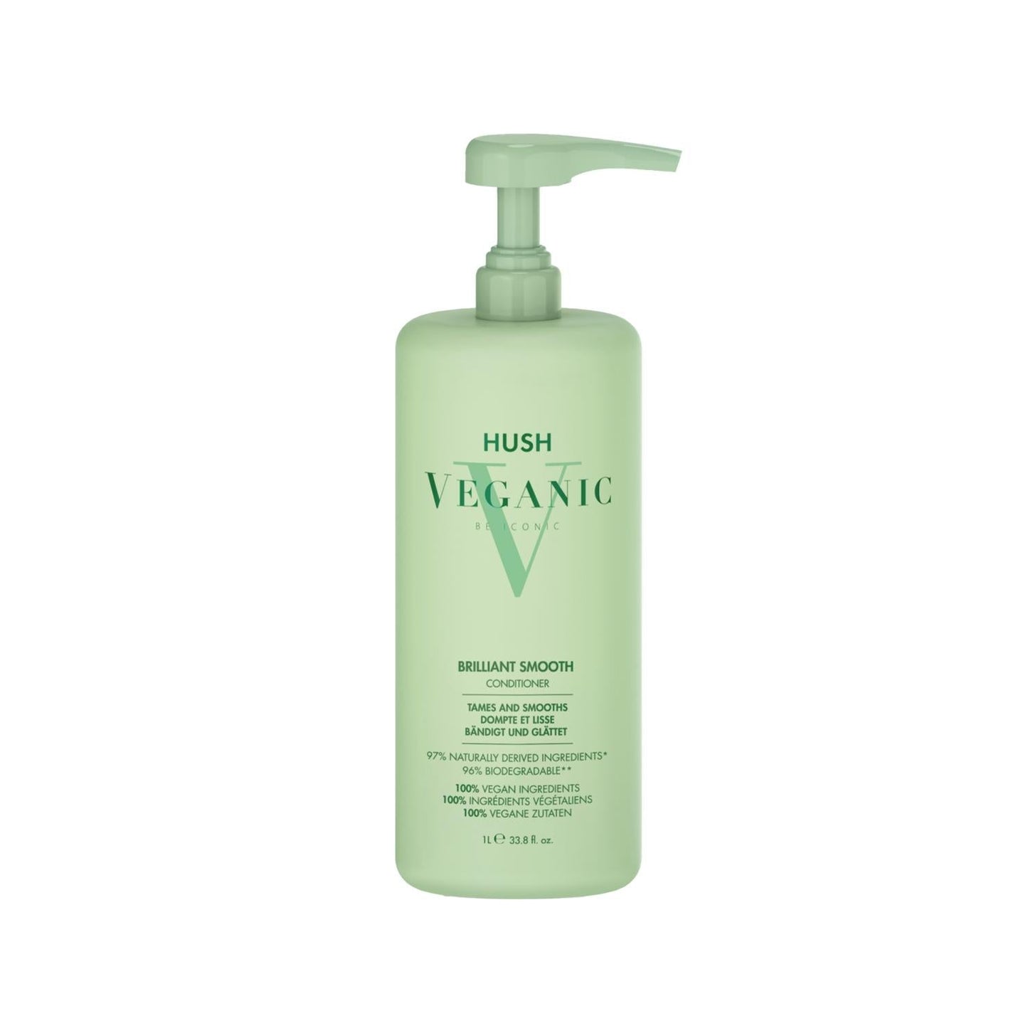 Hush Veganic Brilliant Smooth Frizz Control Conditioner 1000 ml