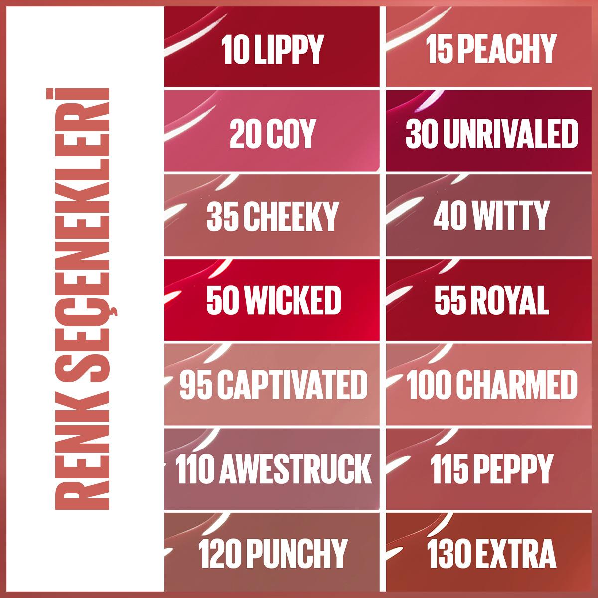 Maybelline New York Super Stay Vinyl Ink Liquid Lipstick - Long-Lasting High Shine Lip Color