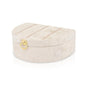 Eklips Velvet Keepsake Box: Elegant Decorative Storage Chest for Bridal & Wedding Treasures - Satin Lined