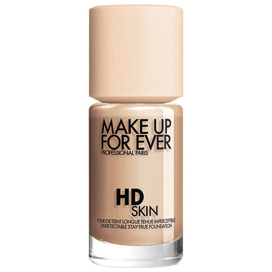 HD Skin Waterproof Natural Matte Liquid Foundation - Long-Lasting, Medium Coverage, Non-Comedogenic Makeup