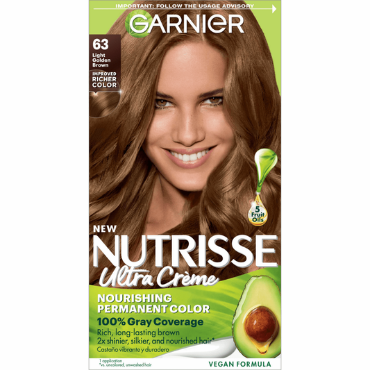 Garnier Nutrisse Ultra Crème 63 Light Golden Brown (Kit)