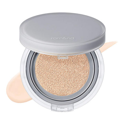 rom&nd Nu Zero Cushion Foundation: Lightweight, Long-Lasting Coverage for a Flawless, Natural Complexion - Pore-Blurring Korean Makeup