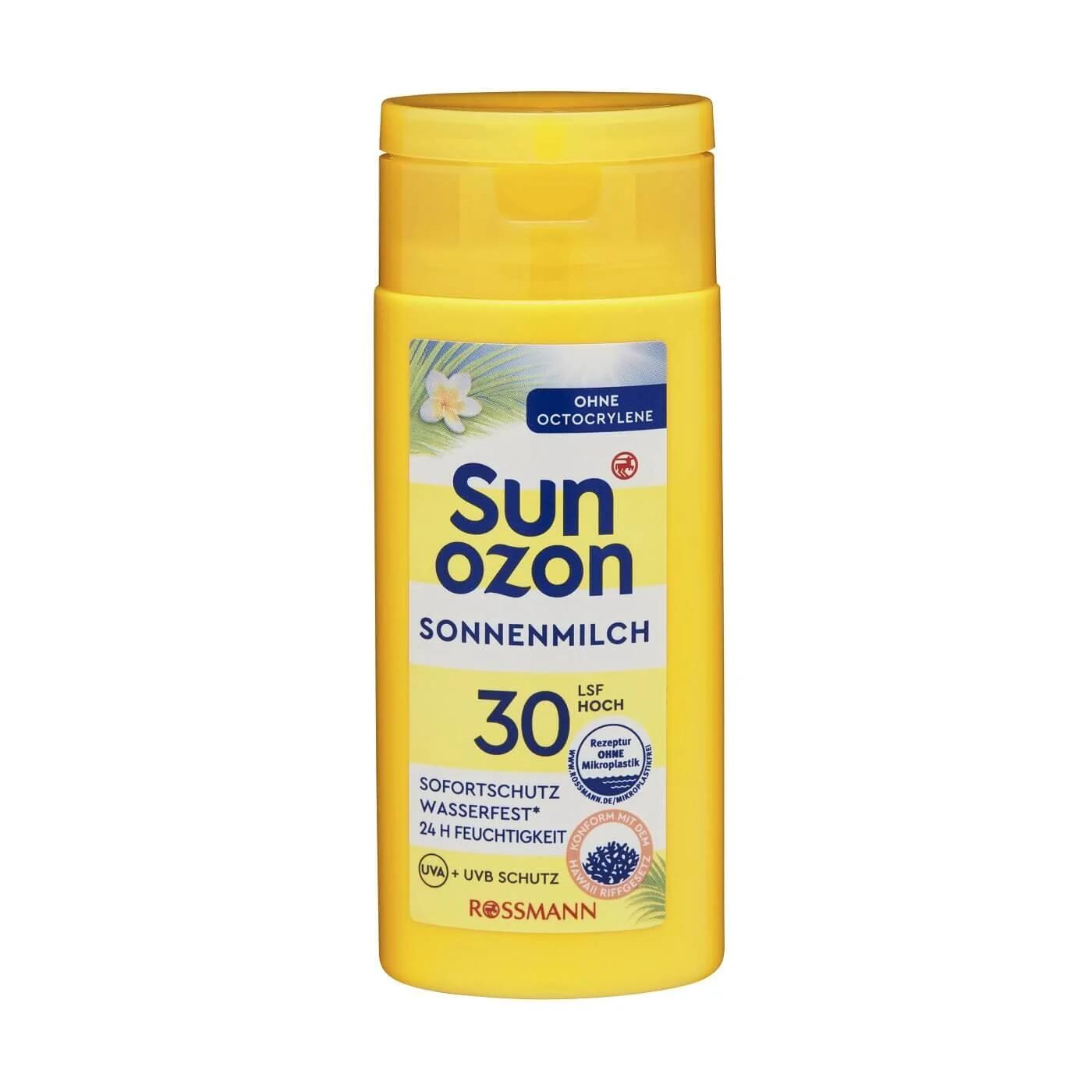 Sunozon SPF 30 Sensitive Skin Sun Milk Travel Size 50 ml