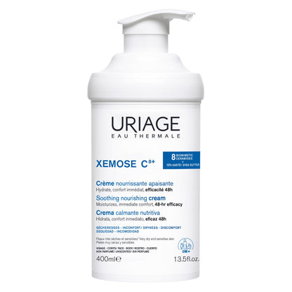 Uriage Uriage Xemose Lipid Replenishing Cream 400ml - Moisturizing Cream for Dry Skin, Hydrating Face & Body Cream for Babies & Adults
