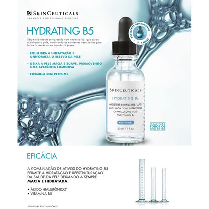 Skinceuticals Hydrating B5 30ml - Hyaluronic Acid Serum for Dry Skin, Fragrance-Free