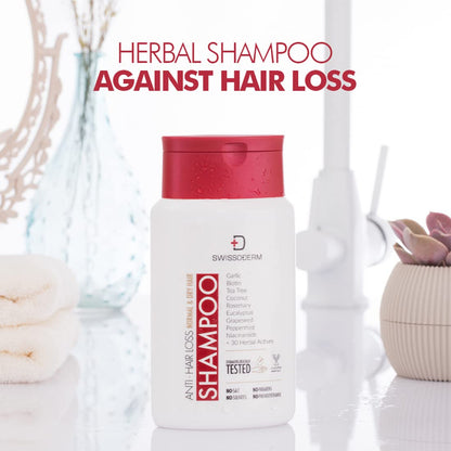 Swissoderm Hair Loss Shampoo - Normal & Dry Hair | 300 ml