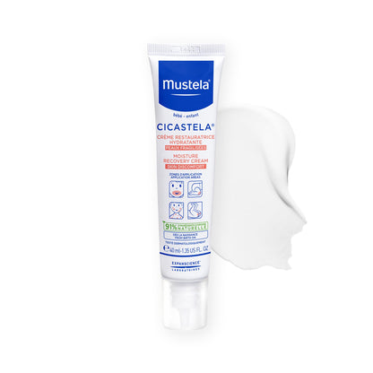 Mustela Cicastela Moisture Recovery Cream 40ml - Gentle Baby Moisturizer for Sensitive Skin