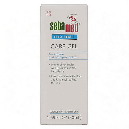 Sebamed Clear Face Care Gel - Gentle Hyaluronic Acid Skincare for Acne-Prone Skin, 1.69 fl oz