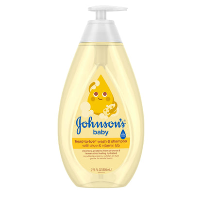 Johnson's Baby Shampoo 200ml - Gentle Formula | Hypoallergenic