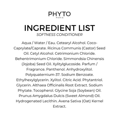 Phyto Softness Hair Conditioner for All Hair Types - 5.91 fl oz Nourishing Daily Hair Care