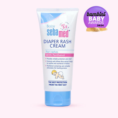 Sebamed Baby Nappy Cream 100ml - Gentle pH 5.5 Nappy Rash Cream for Sensitive Skin