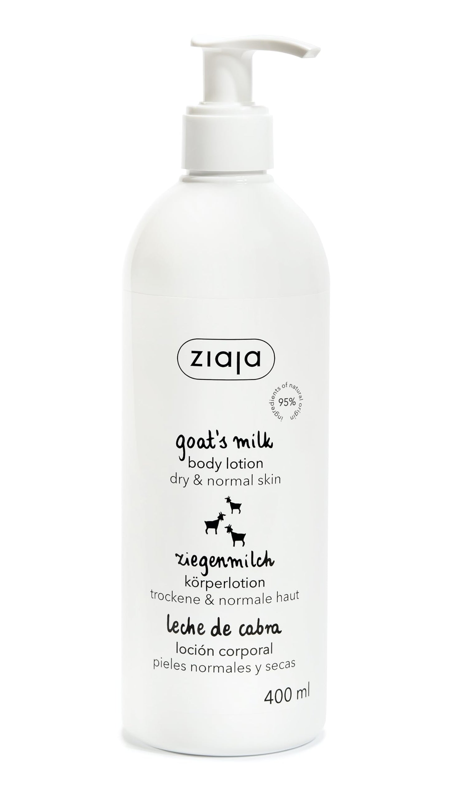 Ziaja Goat Milk Lotion + Toner 200ml - Natural Moisturizer | Vegan