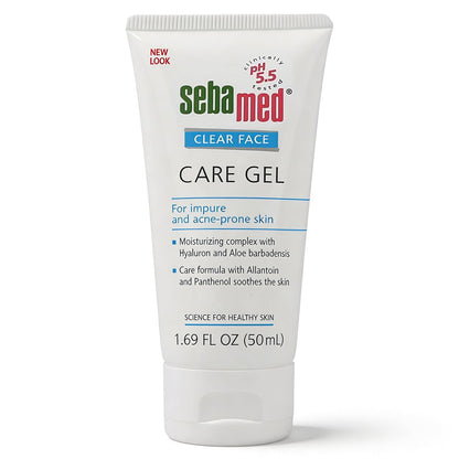 Sebamed Clear Face Care Gel - Gentle Hyaluronic Acid Skincare for Acne-Prone Skin, 1.69 fl oz