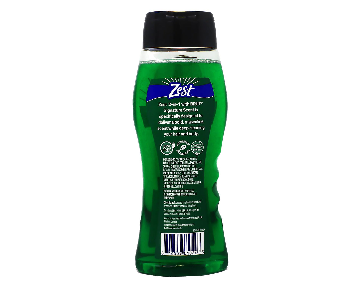 Brut Attraction Men's Shower Gel 16.9FL OZ - Hydrating Formula | 500ml