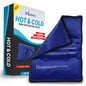 Reusable Hot and Cold Gel Pack (Large) - Flexible Compress for Pain Relief, Injuries & Recovery (2-Pack)