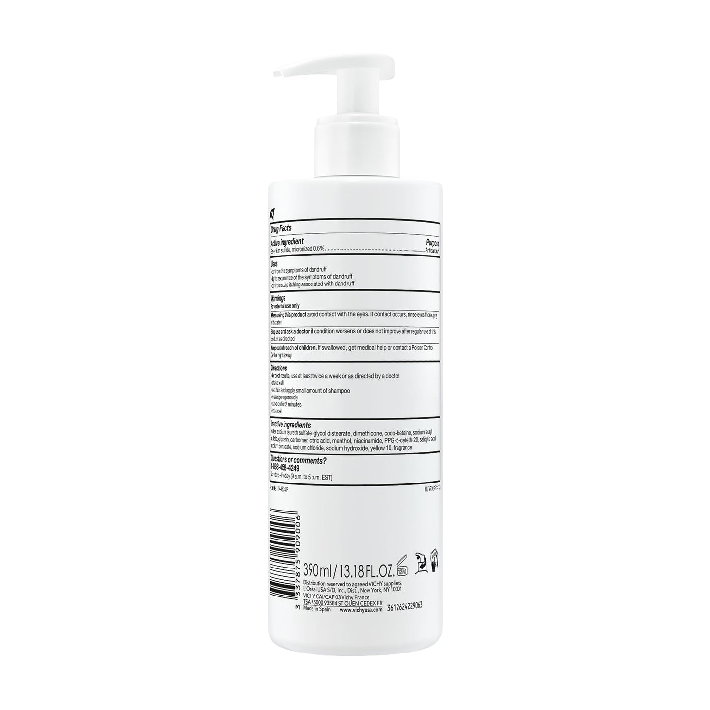 Vichy Dercos Energising Shampoo Against Hair Loss 200 ml