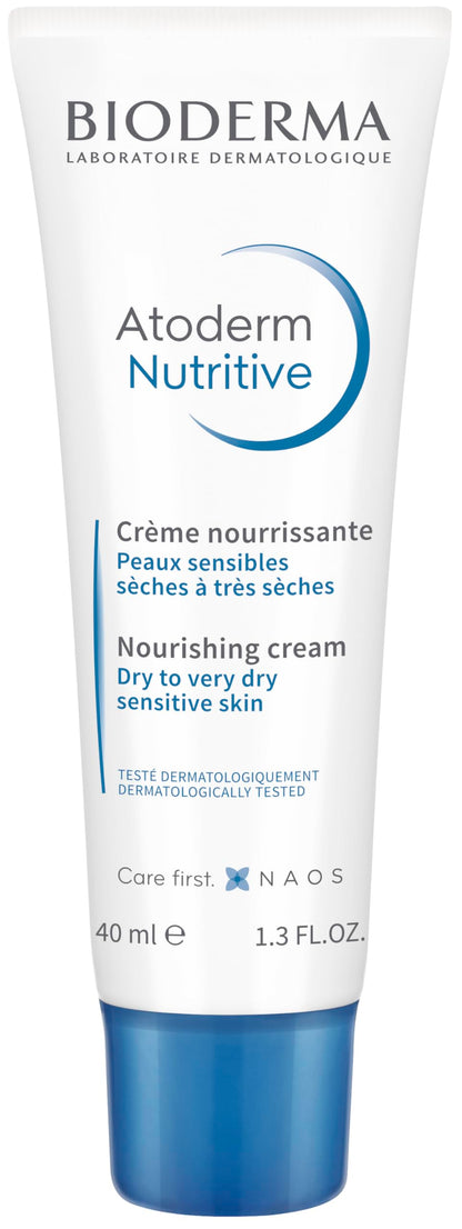 Bioderma Moisturizing Cream for Dry Skin - Hypoallergenic, Paraben-Free & Fragrance-Free Skincare with Shea Butter