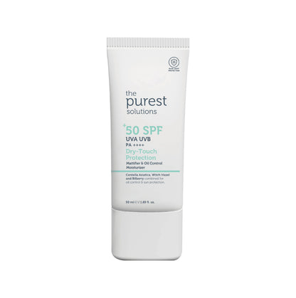 The Purest Solutions Oil Control Moisturizer with UV & Blue Light Protection - Dry Touch Finish, 1.69 fl oz