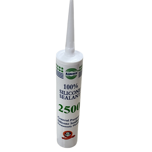 Asmaco 2500 General Purpose 100% Silicone Sealant Cartridge