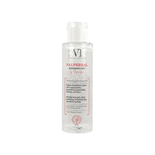 SVR Micellar Eye Gel for Sensitive Eyes - Gentle Makeup Remover, 125ml