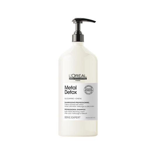Loreal Professionnel Paris Metal Detox Shampoo - Anti-Metal Properties for Colored & Chemically Treated Hair, 1500ml Professional Hair Care