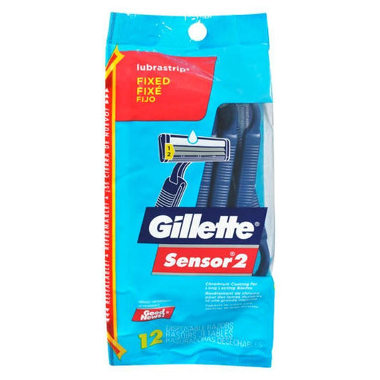 Gillette Sensor 2 Disposable Razors, Fixed