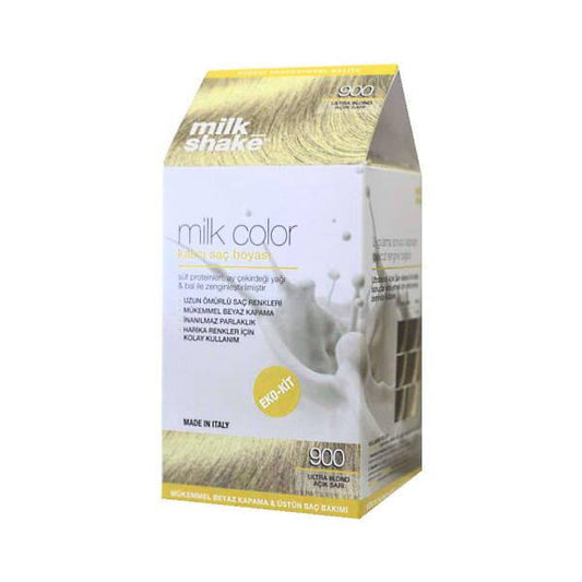 Milk Shake 900 Ultra Blond Hair Dye - Long-Lasting, Nourishing, At-Home Hair Coloring