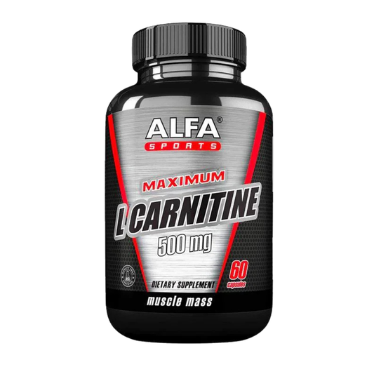 Alfa Sports Maximum L-Carnitine 500mg (60 Capsules)