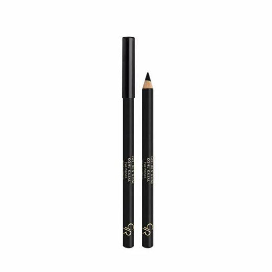 Golden Rose Kajal Eyeliner Black - Deep Black Color for Intense Eye Makeup Looks