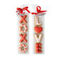 Dolchette Valentine Decorated Iced Cookies "LOVE" & "XOXO" (4ct)