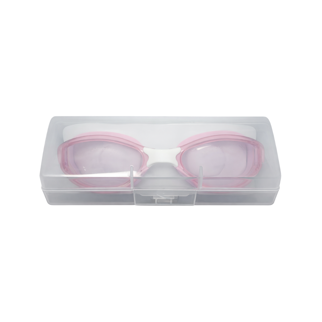 Kids Swimming Goggles with Hard Protective Case Pink (1 unit)
