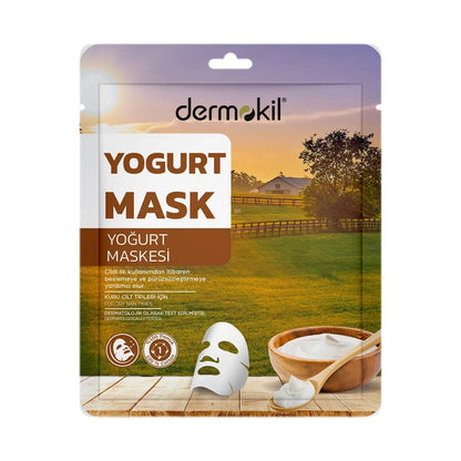 Dermokil Yogurt Sheet Mask for Dry Skin 20g