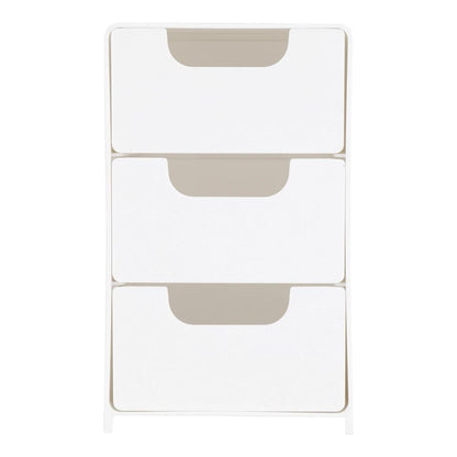 Eklips 3-Piece Clear Makeup Organizer Set