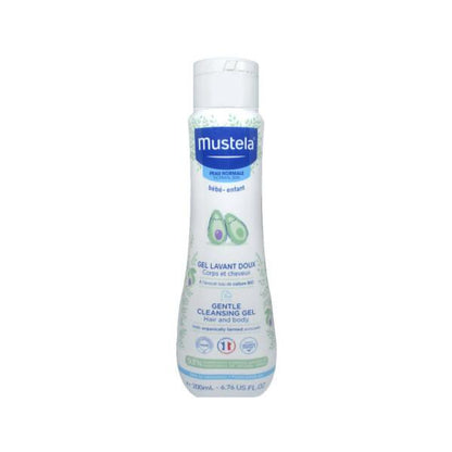 Mustela Gentle Cleansing Newborn Baby Shampoo 200ml - Hypoallergenic, Dermatologically Tested, Gentle Cleansing for Sensitive Skin
