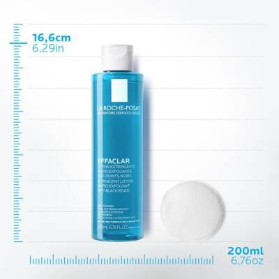 La Roche-Posay Effaclar Micro-Peeling Toner 200ml - Pore-Tightening for Acne-Prone Skin