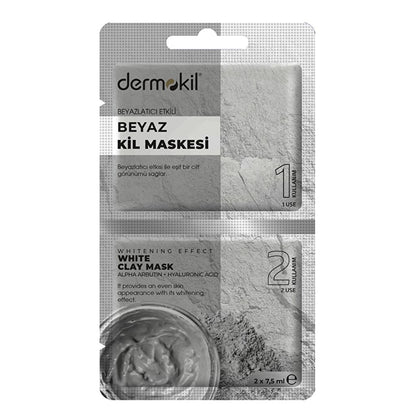 Dermokil White Clay Mask for Deep Purifying 15ml