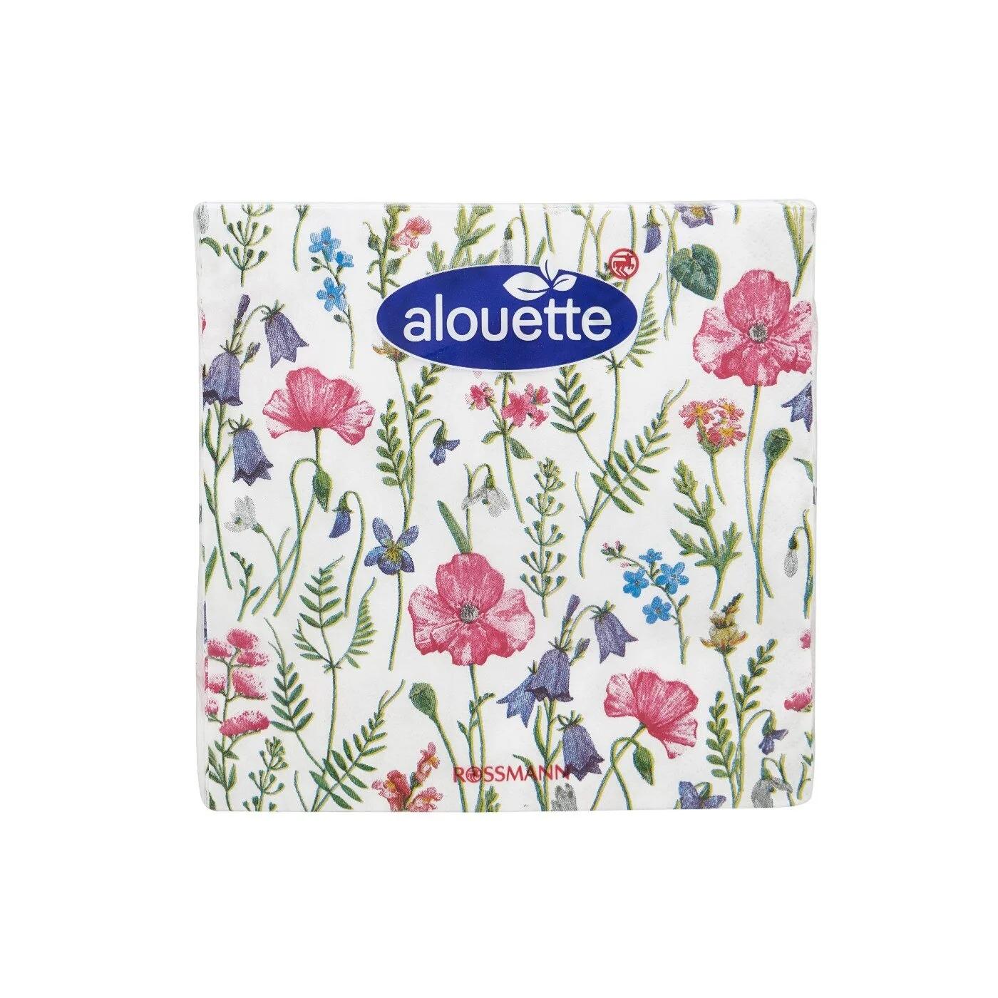 Alouette Spring Meadow Paper Cocktail Napkins 20-Pack