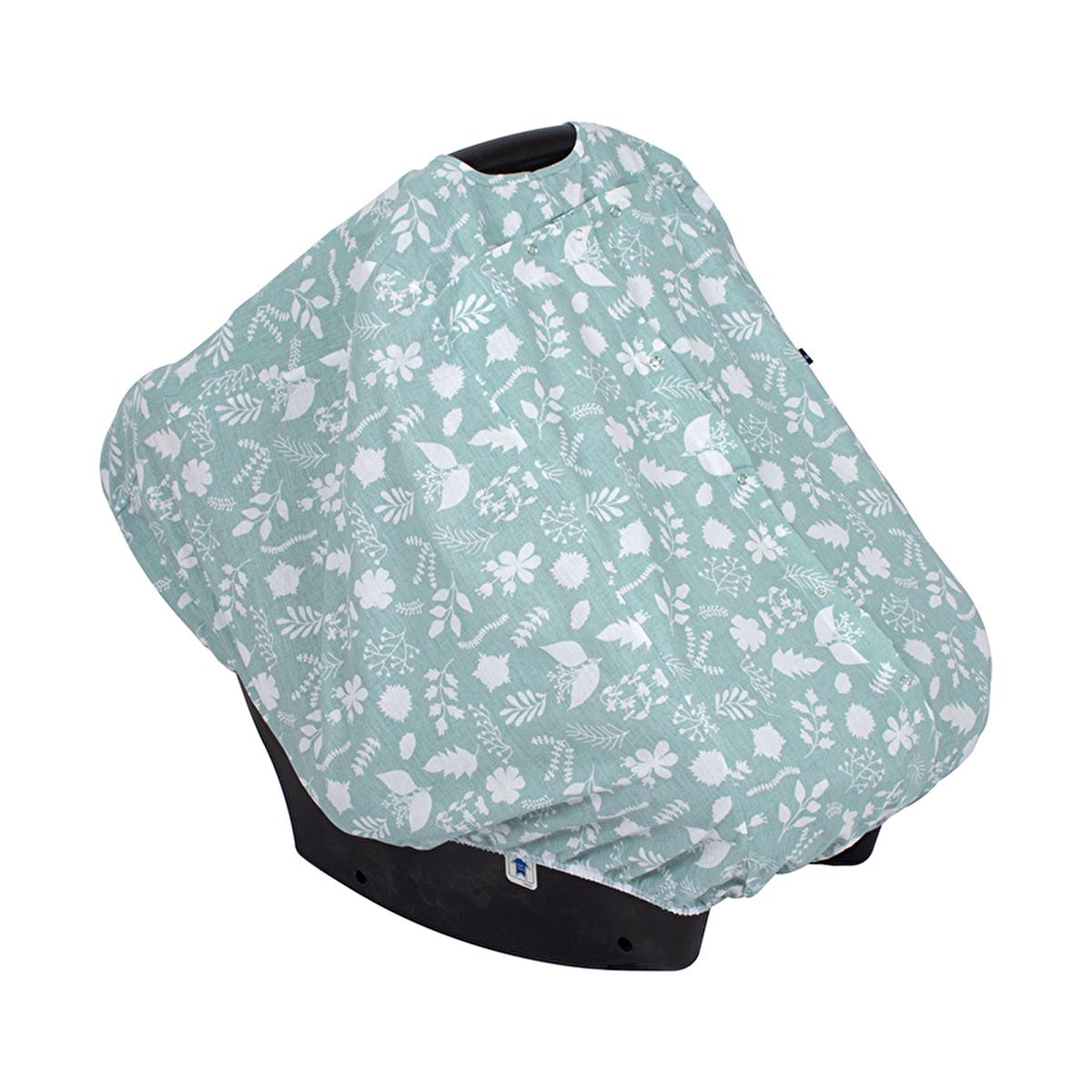Sevi Bebe Baby Carrier Cover - Soft Cotton, Breathable, Sun & Insect Protection - Universal Fit