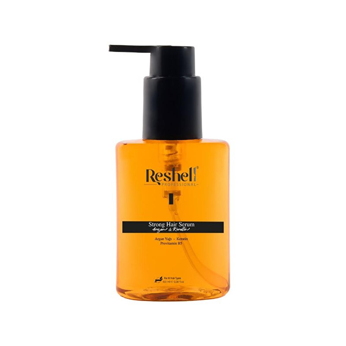 Reshell Argan Oil and Keratin Hair Care Serum for Damaged Hair - Nourishing, Strengthening, Daily Use - 3.38 fl oz