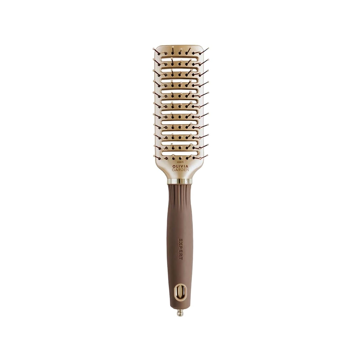 Olivia Garden Expert Style Vent Nylon Bristles Hair Brush - Professional Detangling & Styling Tool