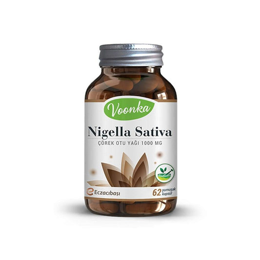 Voonka Black Seed Oil Supplement - 62 Soft Capsules, 1000mg Nigella Sativa per Serving, Vegan Dietary Supplement for Overall Wellness