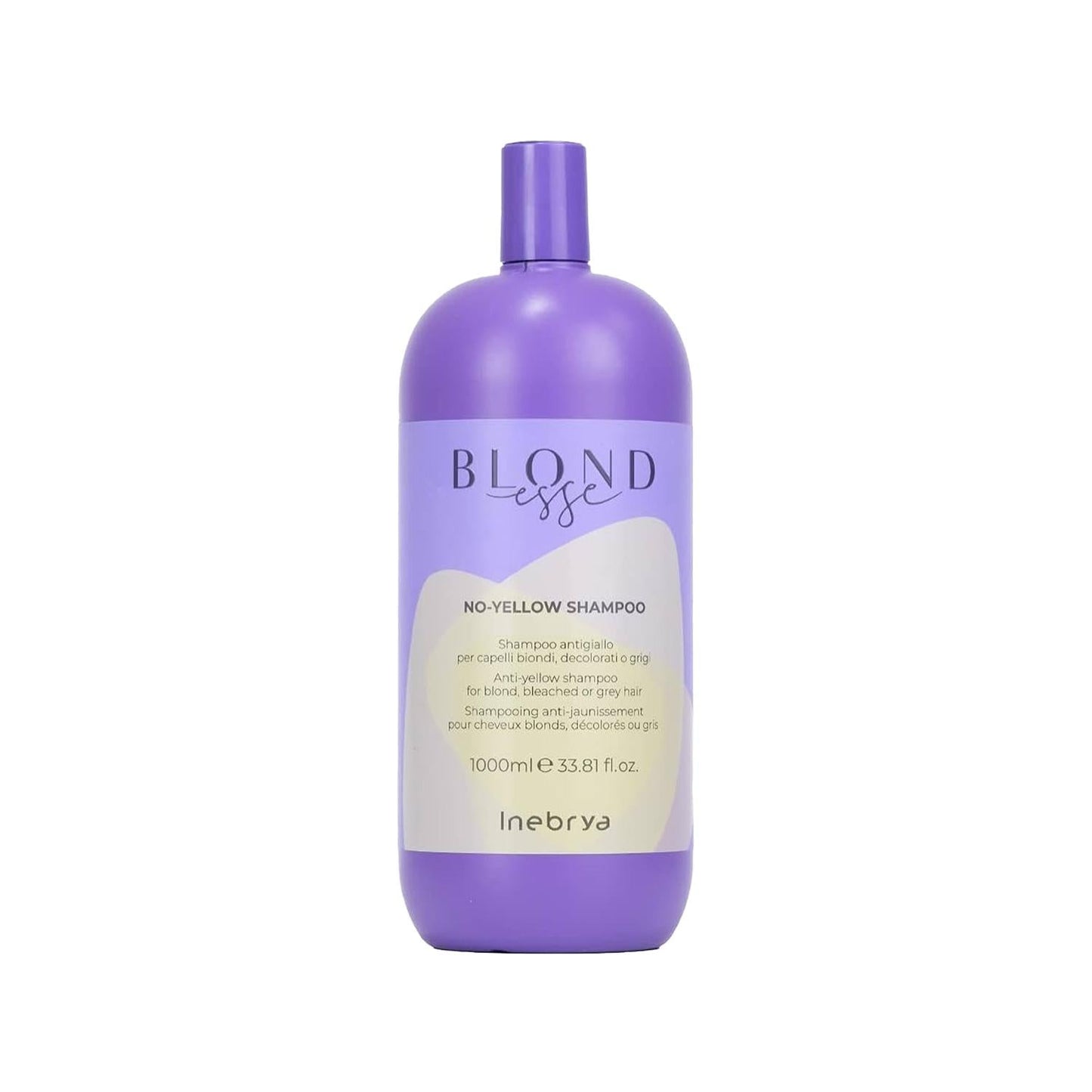 Inebrya Blondesse No-Yellow Shampoo for Blonde Hair 1000 ml