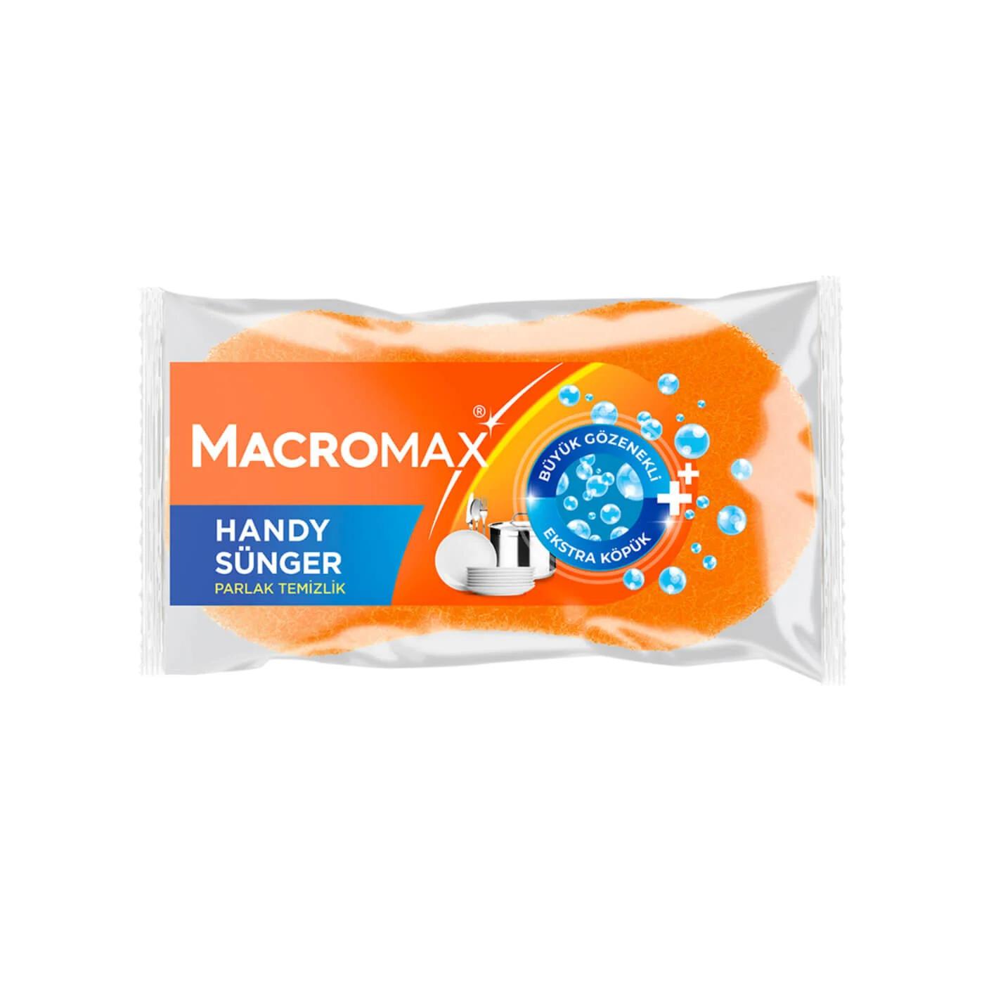 Macromax Handy Sponge Durable Cleaning Pad 1 Count